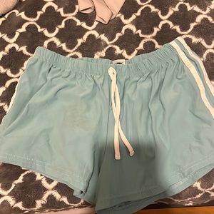 Blue shorts